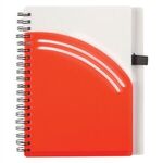 Rainbow Spiral Notebook With Pen -  