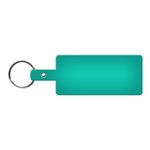 Rectangle Flexible Key Tag - Translucent Aqua