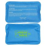 Rectangle Nylon-Covered Hot/Cold Pack - Medium Blue