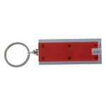 Rectangle Slim Line LED Key Light - Translucent Red