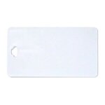 Rectangular Luggage Tag - White