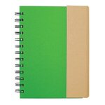 Recycled Magnetic Journalbook - Lime Green