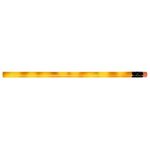 Recycled Mood Pencil with Matching Eraser - Burnt Orange To Golden Yellow