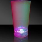 Red Green & Blue 16 oz. Light Up LED Pint Glass -  