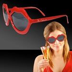 Red Lip Costume Sunglasses - Red