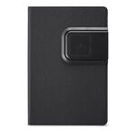 Refillable Journal with Wireless Charging Panel - Black