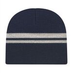 Reflective Beanie - Navy