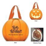 Reflective Halloween Pumpkin Tote Bag -  