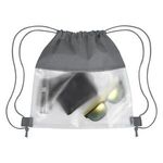 Reflective Heathered Frost Drawstring Bag -  