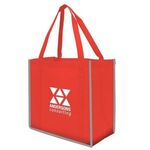 Reflective Large Grocery Tote Bag -  