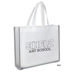 Reflective Non-Woven Coloring Tote Bag With Crayons -  