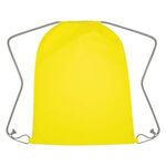 Reflective Safety Drawstring Bag -  