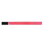 Reflective Safety Hook and Loop Closure Band - Neon Pink