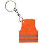 Reflective Safety Vest Keytag