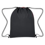 Reflective Stripe Drawstring Sports Pack - Black