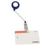 Retractable Badge Holder With Laminated Label -  