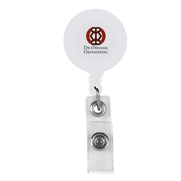 Main Product Image for Custom Printed Retractable Badge Holder With Laminated Label