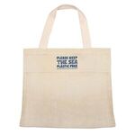 Reusable Cotton Mesh Tote Bag - Natural