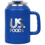 Rhino Mug & Straw Lid with Locking Flip Closure 50oz. - Blue