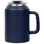 Rhino Mug & Straw Lid with Locking Flip Closure 50oz. - Navy Blue