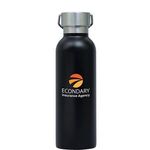 Ria 28 oz. Single Wall Stainless Steel Bottle - Black