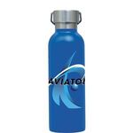 Ria 28 oz. Single Wall Stainless Steel Bottle - Blue