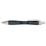 Rio Gel Pen With Contoured Rubber Grip - Translucent Black