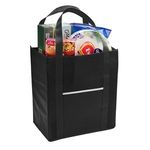 Riptide Non-Woven Grocery Tote - Black