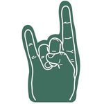 Rock On/Horn Hand - Dark Green