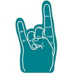 Rock On/Horn Hand - Teal