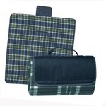 Roll-Up Picnic Blanket - Nav Flapgrnnav Blanket