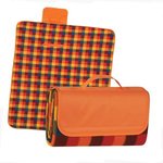 Roll-Up Picnic Blanket - Orange Multi                   A