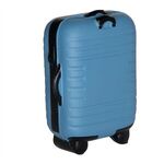 Roller Suitcase Squeezies® Stress Reliever - Light Blue-black