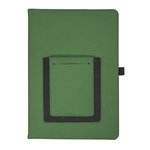 Roma Journal with Phone Pocket - Hunter Green