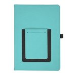 Roma Journal with Phone Pocket - Teal