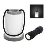 Rope Accent Lantern Flashlight - Black