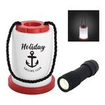 Rope Accent Lantern Flashlight - Red