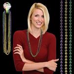 Buy Round Bead Mardi Gras Necklace