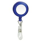 Round Domed Badge Holder with Slide on Clip -  