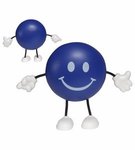 Round Figure Stress Ball - Blue