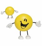 Round Figure Stress Ball - Yellow