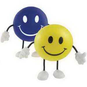 Main Product Image for Custom Printed Stress Reliever Ball - Happy Face Figure