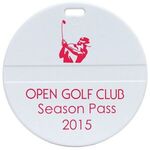 Round Golf Bag Tag -  