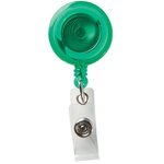 Round Secure-A-Badge (TM) - Translucent Green