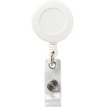 Round Secure-A-Badge (TM) - White