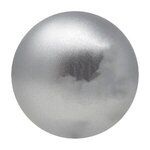 Round Stress Balls / Relievers - (2.75") - Most Popular - Metallic Silver (pms 877)