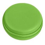 Round Zippered Electronics Travel Case -  