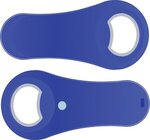 Rounded Bottle Opener with Magnet - Blue