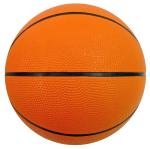 Rubber Basketball - Full Size - Orange