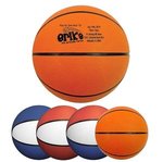 Buy Custom Printed Rubber Basketballs - 9" Full Size